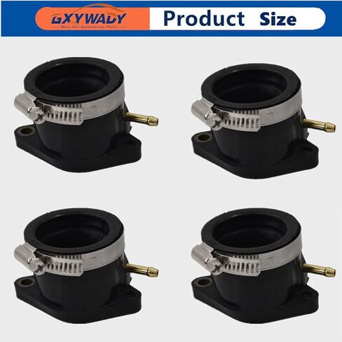 4PCS Motorcycle Carburetor Carb Intake Boots Replacement for YZF600R FZR600 1995-2007 4JH-13586-02 4JH-13596-02 in Saudi Arabia