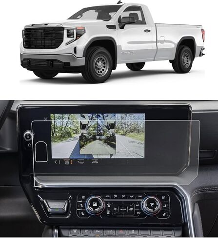 For 2025 Sierra Matte Screen Protector - 2022 2023 2024 2025 GMC Sierra 1500(LT/RST/ZR2/LTZ/LT Trail Boss/High Country)/2500HD/3500HD Accessories 9H Tempered Glass 13.4 Inch Touchscreen Anti-Glare in Saudi Arabia