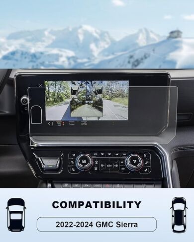 For 2025 Sierra Matte Screen Protector - 2022 2023 2024 2025 GMC Sierra 1500(LT/RST/ZR2/LTZ/LT Trail Boss/High Country)/2500HD/3500HD Accessories 9H Tempered Glass 13.4 Inch Touchscreen Anti-Glare in Saudi Arabia