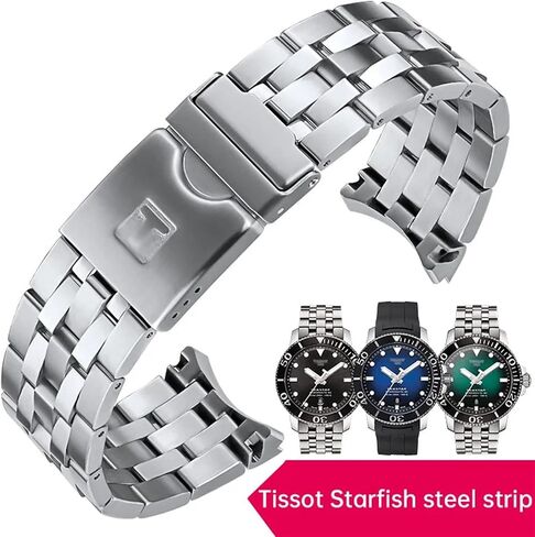 XMKT For Tissot T120 Starfish Series Wrist Strap 1853 Steel Strap T120407A T120407 Men's Fine Steel Watch Strap Chain in Saudi Arabia