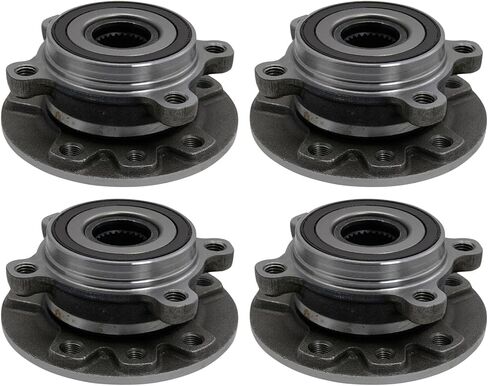TRQ 2 Piece Wheel Bearing & Hub Assembly Set Compatible with 2016-2022 Fiat 500X 2015-2021 Jeep Renegade in Saudi Arabia