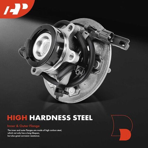 A-Premium 2 X Bront Wheel Bearing and Hub Assembly مع ABS & 6-LUG متوافق مع شيفروليه كولورادو 2004-2008 و GMC Canyon 2006-2008 و ISUZU I-280 2006 ، I-290 2007-2008 in Saudi Arabia