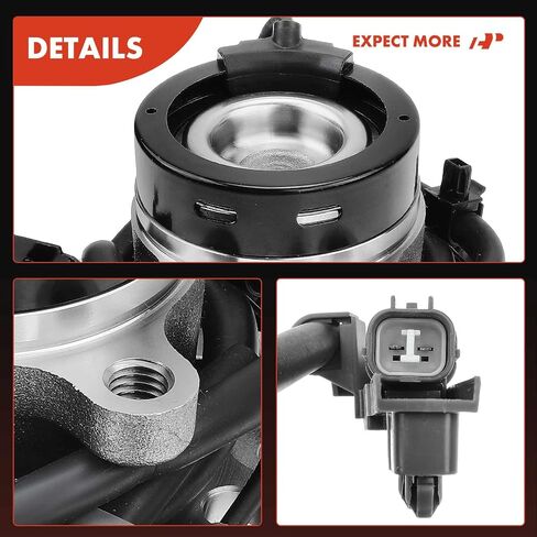 A-Premium 2 X Bront Wheel Bearing and Hub Assembly مع ABS & 6-LUG متوافق مع شيفروليه كولورادو 2004-2008 و GMC Canyon 2006-2008 و ISUZU I-280 2006 ، I-290 2007-2008 in Saudi Arabia