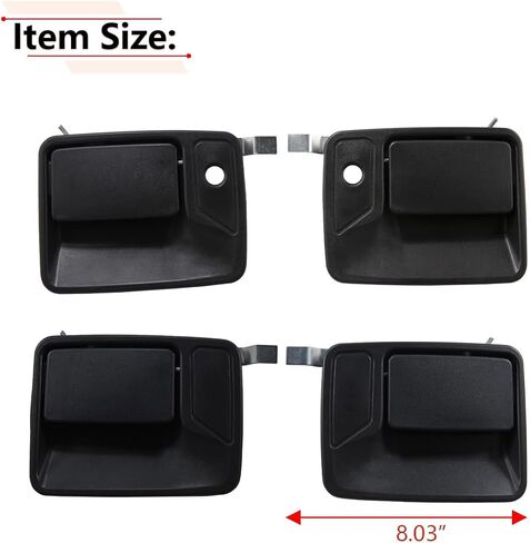RLB-HILON 1 Set Exterior Door Handle Compatible with Ford F250 F350 F450 F550 Super Duty 1999 to 2016 Year, for Ford Excursion 2000 to 2005 Year in Saudi Arabia