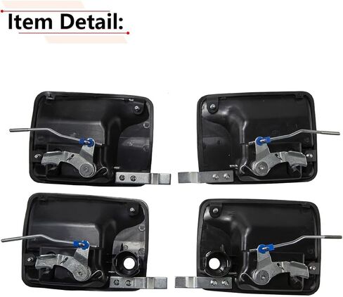 RLB-HILON 1 Set Exterior Door Handle Compatible with Ford F250 F350 F450 F550 Super Duty 1999 to 2016 Year, for Ford Excursion 2000 to 2005 Year in Saudi Arabia