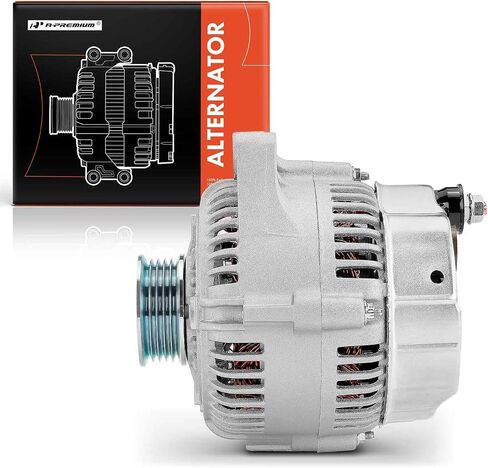 A-Premium Alternator Compatible with Jaguar XJ6 1993-1997, XJR 1995-1997, XJS 1995-1996, Vanden Plas 1993-1997, 4.0L, 12V 120A 5-Groove Pulley Clockwise, Replace# 101211-7191, LNA-1800BA in Saudi Arabia