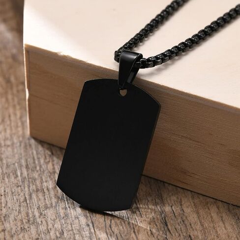 MEALGUET Personalized Medical Alert Necklace | Customized Stainless Steel Emergency Medical ID Dog Tag Pendant Necklace for Mens Womens Teens,Allergy Alert Identification Necklace, 24" Chain in Saudi Arabia