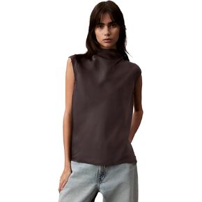 Calvin Klein Jeans Women's Satin Cowl Neck Blouse in Saudi Arabia