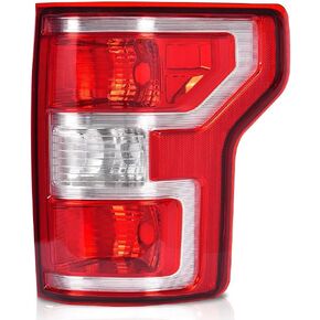 PIT66 Rear Tail Lamp Light Assembly w/o Bulbs & Wiring Harness Compatible with Ford F150 2018-2020 JL3Z13404H, FO2801265 RH Passenger Side Red Lens Chrome Housing in Saudi Arabia