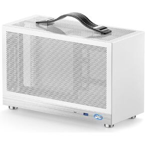 S300 MINI -ITX Portable LAN Gaming PC CASE: COMPACT Aluminium - USB 3.0 - Type -C - متوافق مع: SFX PSU - MINI ITX MOBO - حتى 300 مم بطاقة رسومات | بما في ذلك كابل RISER PCIE Gen4 in Kuwait