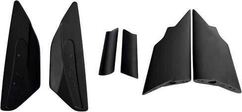 IKON MOTORSPORTS, Trunk Spoiler Compatible with 2020-2025 Chevy Corvette C8 Stingray & Z51, High Wing Style Gloss Black ABS Plastic Rear Trunk Lid Spoiler Wing Lip in Saudi Arabia