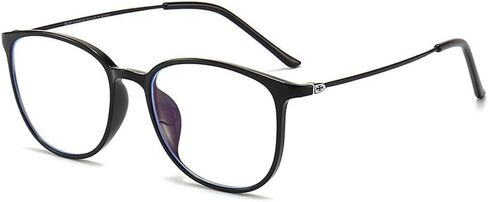 Stylish Anti-Blue Light Myopia Distance Glasses For Mens Womens Ultra-Light Nearsighted Glasses Oval Frames in Saudi Arabia