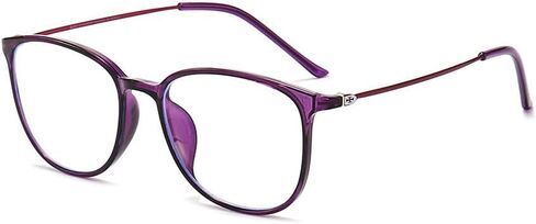 Stylish Anti-Blue Light Myopia Distance Glasses For Mens Womens Ultra-Light Nearsighted Glasses Oval Frames in Saudi Arabia