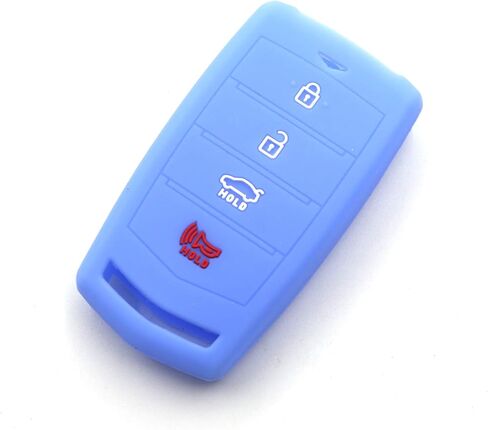 4Button Silicone FOB Remote Smart Key Case Protector for Hyundai Genesis G70 G80 G90 EQ900 in Kuwait
