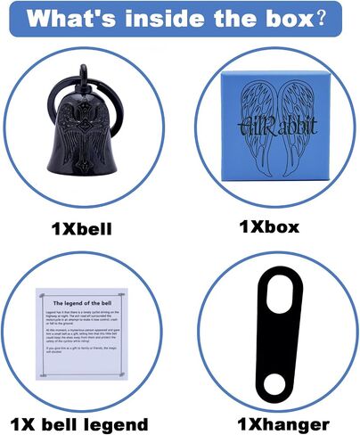 Motorcycle Cross Bell - Motorcycle key chain Bells for Biker protect the rider Motorcycle Accessories in Kuwait
