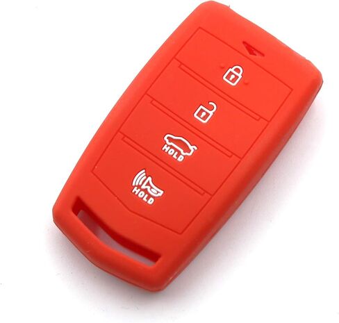 4Button Silicone FOB Remote Smart Key Case Protector for Hyundai Genesis G70 G80 G90 EQ900 in Kuwait
