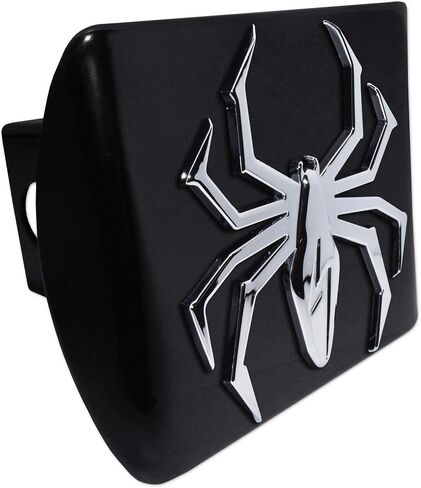 Elektroplate Metalhead Lightening Spider All Metal Black Hitch Cover for Trucks and SUVs | Fits Standard 2" Trailer Hitch Receivers | Premium Weatherproof in Saudi Arabia