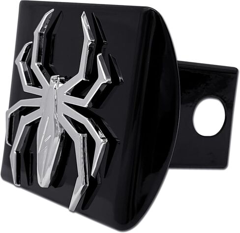Elektroplate Metalhead Lightening Spider All Metal Black Hitch Cover for Trucks and SUVs | Fits Standard 2" Trailer Hitch Receivers | Premium Weatherproof in Saudi Arabia
