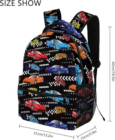 Boys Gaming Backpack, Black and White Gamer Video Game Backpack for Boys Kids, Funny Gaming Bookbag for Kindergarten Elementary, Lightweight Travel School Bags, Back to School Supplies in Kuwait