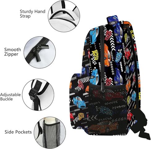 Boys Gaming Backpack, Black and White Gamer Video Game Backpack for Boys Kids, Funny Gaming Bookbag for Kindergarten Elementary, Lightweight Travel School Bags, Back to School Supplies in Kuwait