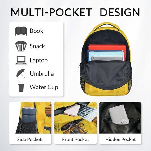 Kids Backpack Set for Boys, 17 Inch Backpacks with Lunch Box for Kids, 3 in 1 Cute Fire Truck Bookbag for School Travel in Kuwait