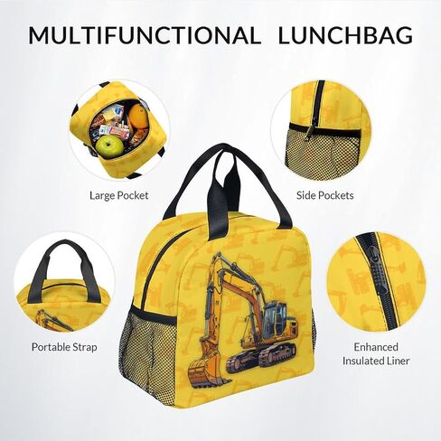 Kids Backpack Set for Boys, 17 Inch Backpacks with Lunch Box for Kids, 3 in 1 Cute Fire Truck Bookbag for School Travel in Kuwait