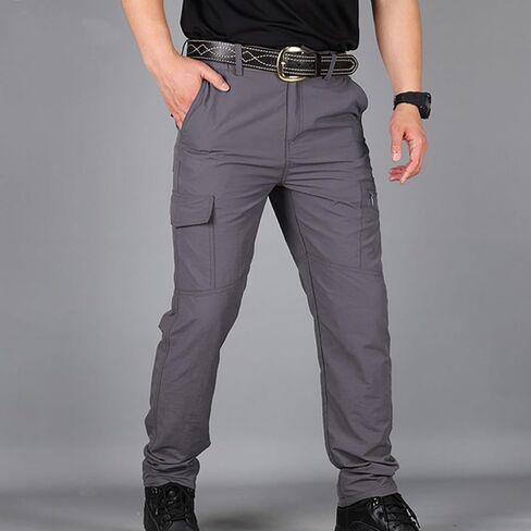 Tactical Pants for Men Water Proof Stretch Ripstop Cargo Hiking Work Pant with Pockets Relaxed Fit Fall Clothing in Saudi Arabia