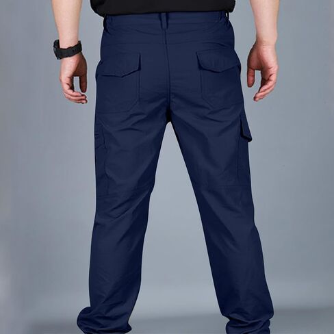 Tactical Pants for Men Water Proof Stretch Ripstop Cargo Hiking Work Pant with Pockets Relaxed Fit Fall Clothing in Saudi Arabia