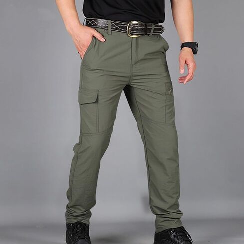 Tactical Pants for Men Water Proof Stretch Ripstop Cargo Hiking Work Pant with Pockets Relaxed Fit Fall Clothing in Saudi Arabia