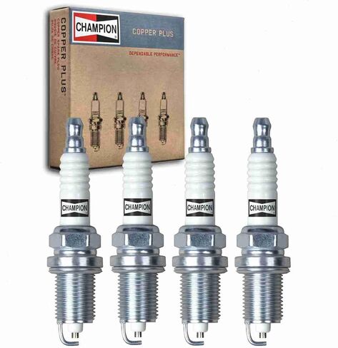 4 PC Champion Copper Plus Spark Plugs متوافقة مع Jeep Compass 2.0L 2.4L L4 2007-2017 in Saudi Arabia