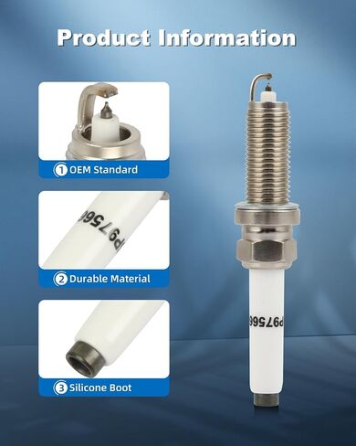 ECCPP Platinum Iridium Spark Plugs 97566 for Mercedes-Benz C190 AMG GT,C190 AMG GT C/R/S/R Pro,C63 AMG,C63/E63 AMG S,GLC63 AMG,GLC63 AMG S,S560,S63 AMG,GLS600,G63 AMG pack of 8 in Saudi Arabia