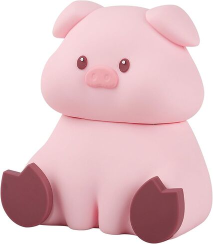 مكبر الصوت Jinserta Mini Mini Cartoooth مكبر صوت بلوتوث مع حامل هاتف Mini Animal Kids Kids Wiressless Mic المدمج ، مكالمة خالية من اليدين للحصول على هدية رحلة منزلية (قطة أسود) in Kuwait
