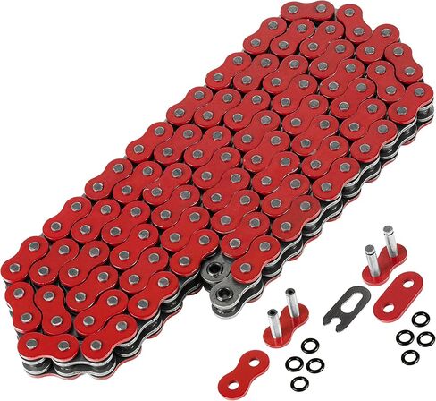 Caltric Red O-Ring Drive Chain & Sprockets Kit Compatible with Kawasaki Ex650 Ex-650 Ninja 650R 2006-2014 in Saudi Arabia