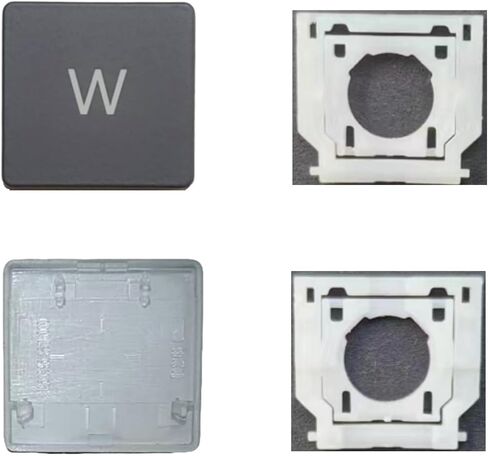 Replacement Letter W Keycap Keys and Hinges Compatible for Surface Laptop 3/4/5 13.5/15inch 1867 1868 1872 1873 1950 1951 1952 1953 Keyboard W Key Cap (Black) in Saudi Arabia
