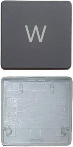 Replacement Letter W Keycap Keys and Hinges Compatible for Surface Laptop 3/4/5 13.5/15inch 1867 1868 1872 1873 1950 1951 1952 1953 Keyboard W Key Cap (Black) in Saudi Arabia