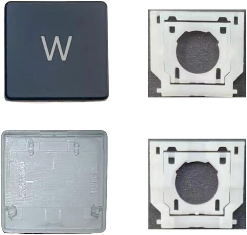 Replacement Letter W Keycap Keys and Hinges Compatible for Surface Laptop 3/4/5 13.5/15inch 1867 1868 1872 1873 1950 1951 1952 1953 Keyboard W Key Cap (Black) in Saudi Arabia