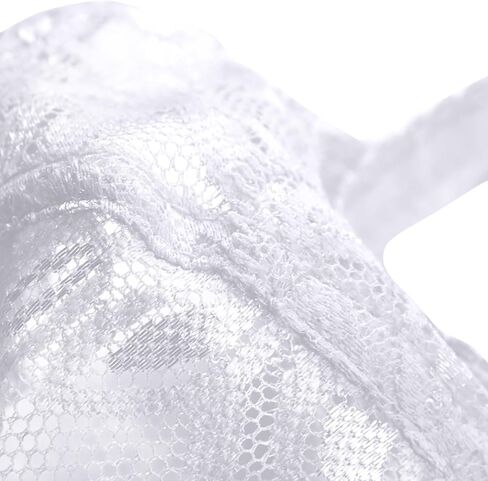 صدرية شبكة الدانتيل المثيرة للسيدات مع تطريز رائع-شرفات شفافة شفافة براليت غير ملائمة underwire S-XL in Kuwait