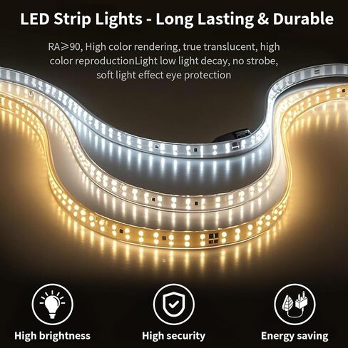 24x32 Inch LED Bathroom Mirror, Dimmable Bathroom Mirror with Lights, Backlit & Front Lit, 3-Color Led Mirror for Bathroom, Memory Function, Shatterproof Tempered Glass in Saudi Arabia
