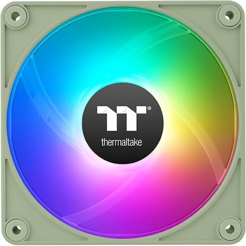 Thermaltake CT120 EX ARGB Sync PC Cooling Fan 3 Pack, PWM 500~2000 RPM, 5V Motherboard Sync, 16.8 Million Colors 9 LEDs, MagForce 2.0 Connectors, Hydraulic Bearing, Racing Green, CL-F220-PL12RG-A in Saudi Arabia