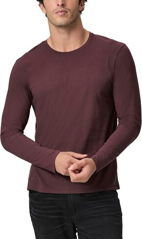 Paige Men's Enzo Long Sleeve Crew Neck Tee Shirt in Saudi Arabia