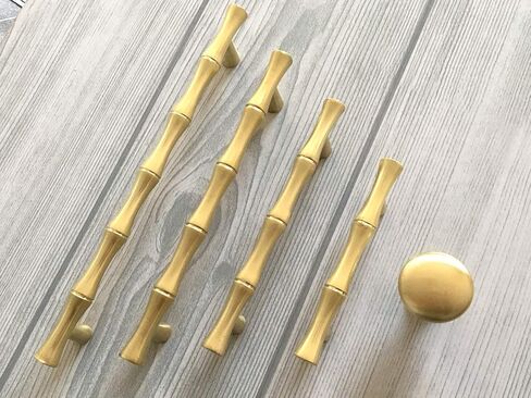 Vintage Drawer Pull,Cabinet Handle ,Dresser Pulls 6 1/4" C-C Bamboo Drawer Pull Brushed Gold Nickel Polished Chrome Oil Rubbed Bronze Antique Pewter Cabinet Handle Dresser Pulls Door Handles 6.25" 160 in Saudi Arabia