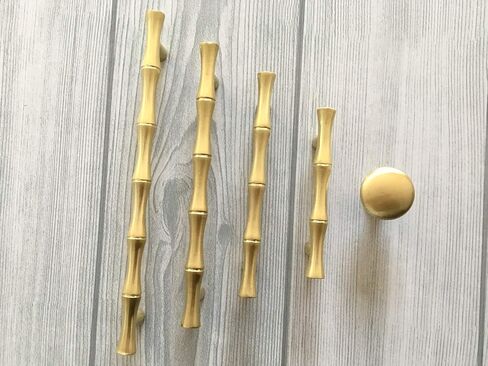 Vintage Drawer Pull,Cabinet Handle ,Dresser Pulls 6 1/4" C-C Bamboo Drawer Pull Brushed Gold Nickel Polished Chrome Oil Rubbed Bronze Antique Pewter Cabinet Handle Dresser Pulls Door Handles 6.25" 160 in Saudi Arabia