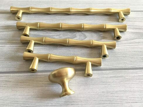 Vintage Drawer Pull,Cabinet Handle ,Dresser Pulls 6 1/4" C-C Bamboo Drawer Pull Brushed Gold Nickel Polished Chrome Oil Rubbed Bronze Antique Pewter Cabinet Handle Dresser Pulls Door Handles 6.25" 160 in Saudi Arabia