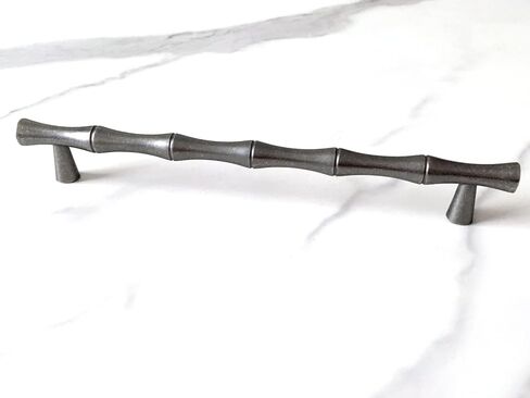 Vintage Drawer Pull,Cabinet Handle ,Dresser Pulls 6 1/4" C-C Bamboo Drawer Pull Brushed Gold Nickel Polished Chrome Oil Rubbed Bronze Antique Pewter Cabinet Handle Dresser Pulls Door Handles 6.25" 160 in Saudi Arabia