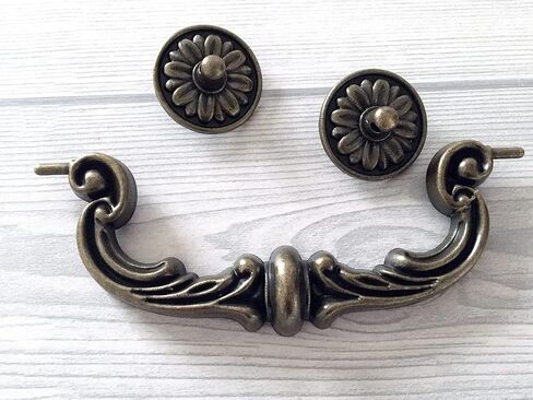 Vintage Drawer Pull,Cabinet Handle ,Dresser Pulls Vintage Drawer Pull ,Cabinet Handle Dresser Pulls6 Inch C-C Vintage Style Bail Drawer Pull Antique Black Drawer Pull Cabinet Handle Dresser Pulls Hard in Kuwait