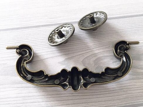Vintage Drawer Pull,Cabinet Handle ,Dresser Pulls Vintage Drawer Pull ,Cabinet Handle Dresser Pulls6 Inch C-C Vintage Style Bail Drawer Pull Antique Black Drawer Pull Cabinet Handle Dresser Pulls Hard in Kuwait