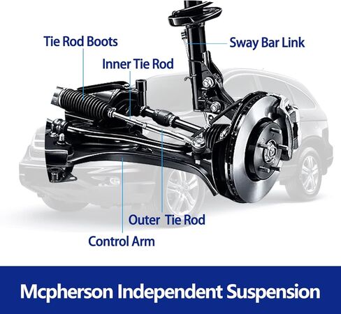 8 PCS التعليق أدوات التحكم ذراع ث/مفصل الكرة ربط قضيب نهاية التأثير شريط متوافق مع 2007-2011 هوندا CRV in Kuwait
