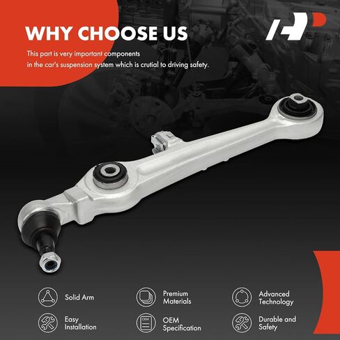 A-Premium Front Lower Control Arm ، مع مفصل الكرة والجلبة ، متوافق مع فولكس واجن بارات 2003-2005 ، أودي A6 Quattro 2000-2004 ، A6 Quattro 2000-2003 ، S4 2000 ، S6 2002-2003 ، S8 2001-2003 in Saudi Arabia