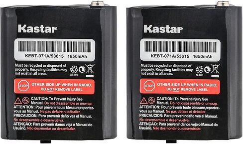 Kastar 3-Pack Ni-MH بطارية 3.6V 1650mAh استبدال لـ Motorola AP-4002 ، AP-4002H ، FRS-009 ، HKTN4003 ، KEBT-071F KEBT-071-F ، KEBT-650 ، NNTN4384 ، NNTN4385 ، PMNN4477 ، PMNN447A PMNN4551A in Kuwait