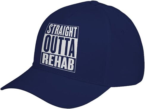 Indica Plateau Straight Outta Rehab Adjustable Unisex Baseball Cap in Saudi Arabia